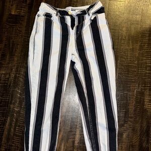 Urban Outfitters BDG Black and White Striped Jeans- Size 29
